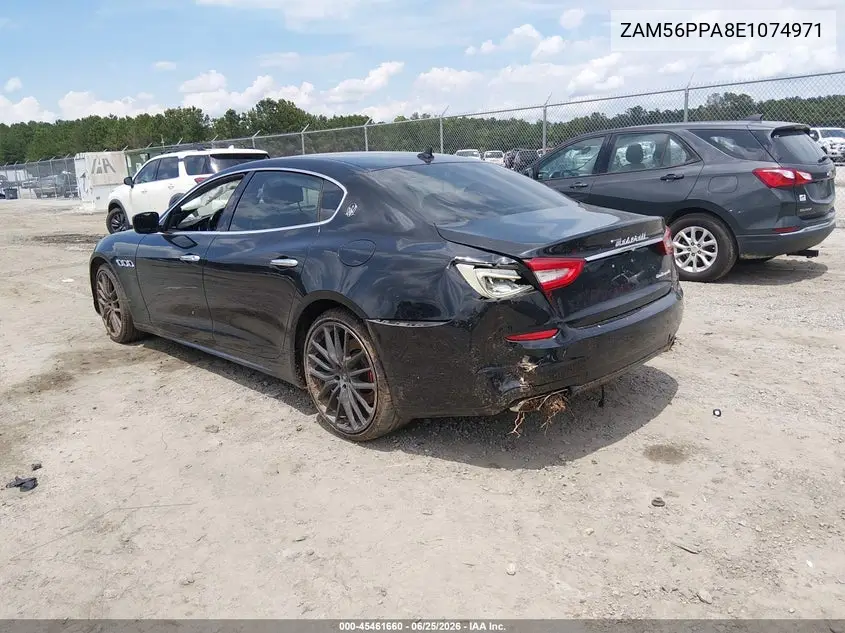 2014 Maserati Quattroporte Gts VIN: ZAM56PPA8E1074971 Lot: 45461660