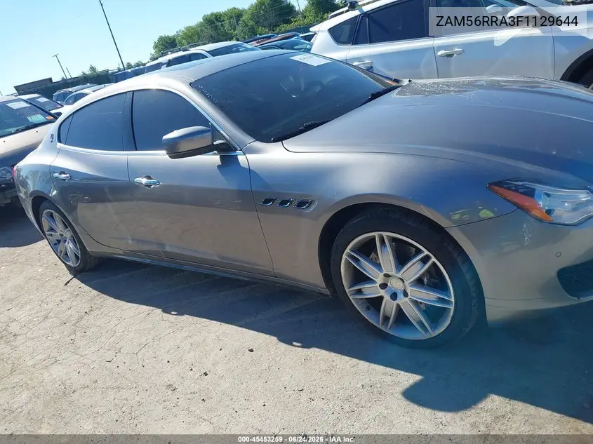 2015 Maserati Quattroporte S Q4 VIN: ZAM56RRA3F1129644 Lot: 45453259