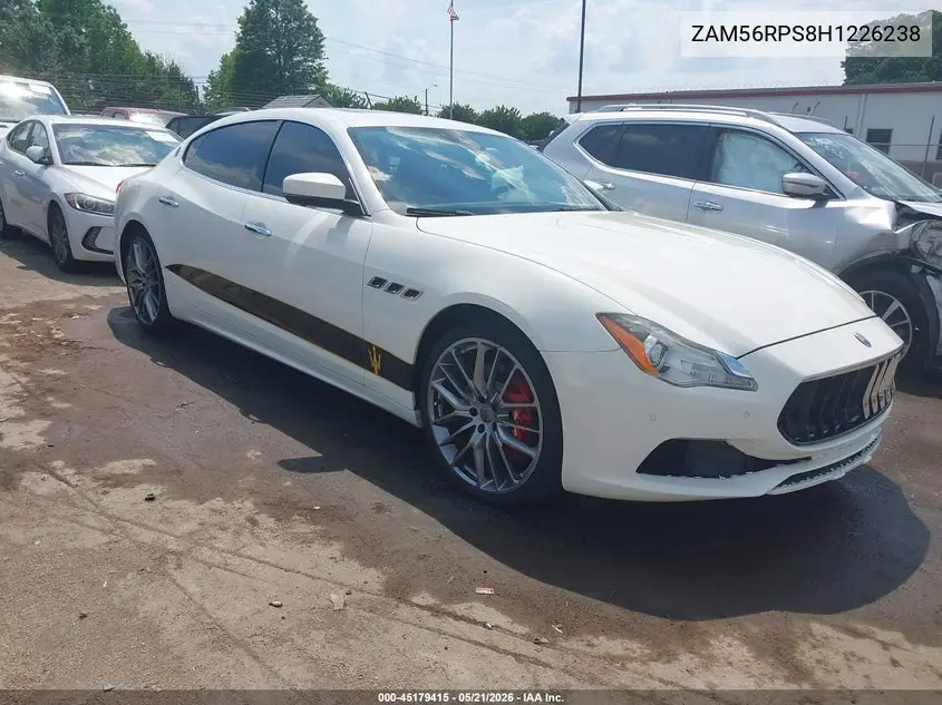 2017 Maserati Quattroporte S Gransport VIN: ZAM56RPS8H1226238 Lot: 45179415