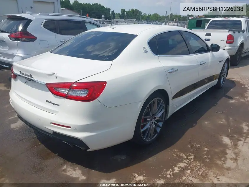 2017 Maserati Quattroporte S Gransport VIN: ZAM56RPS8H1226238 Lot: 45179415