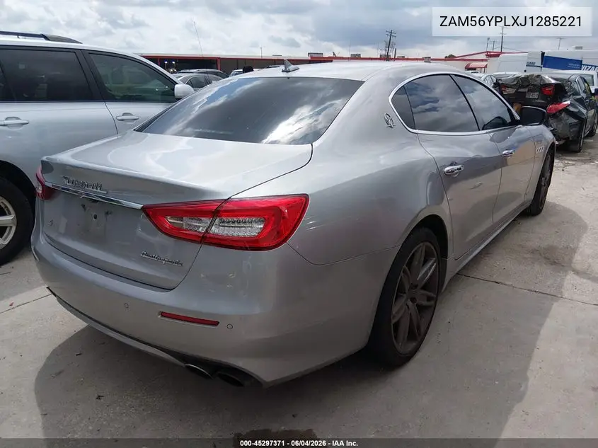 2018 Maserati Quattroporte S Granlusso VIN: ZAM56YPLXJ1285221 Lot: 45297371