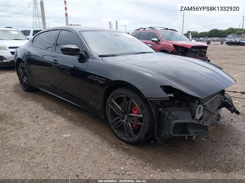 2019 Maserati Quattroporte S Gransport VIN: ZAM56YPS8K1332920 Lot: 45468532