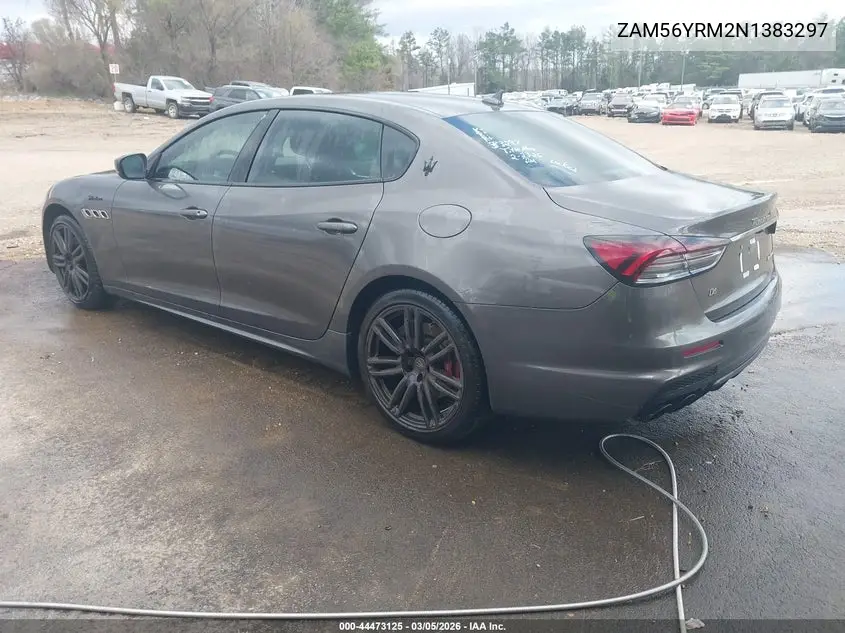 2022 Maserati Quattroporte Modena Q4 VIN: ZAM56YRM2N1383297 Lot: 44473125