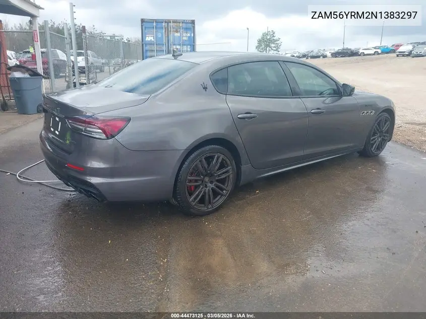 2022 Maserati Quattroporte Modena Q4 VIN: ZAM56YRM2N1383297 Lot: 44473125