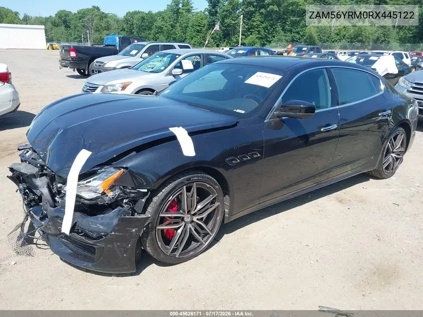 2024 Maserati Quattroporte Modena Ultima Q4 VIN: ZAM56YRM0RX445122 Lot: 45626171