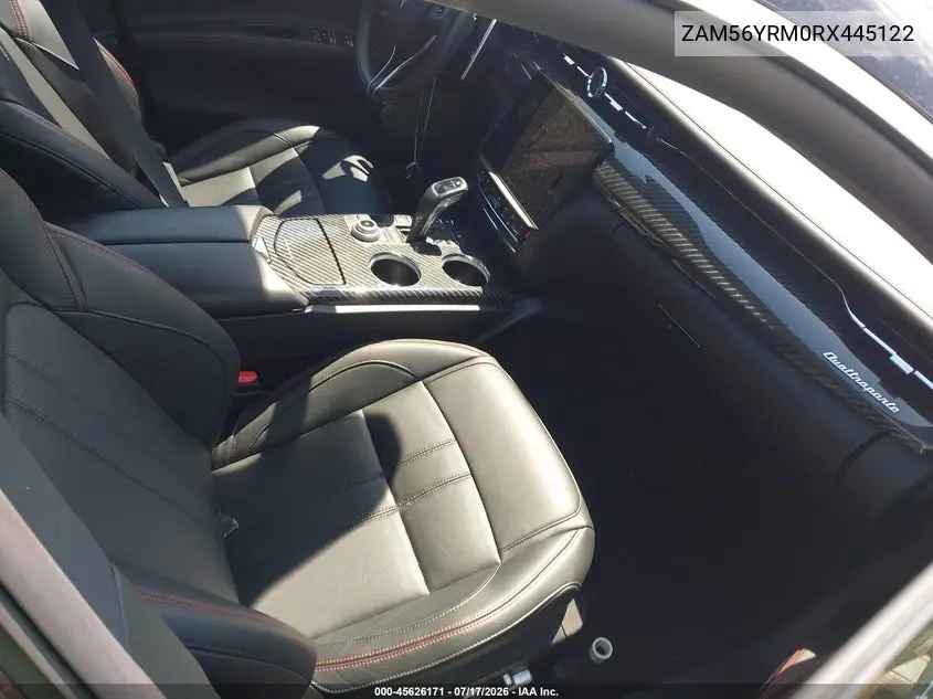 2024 Maserati Quattroporte Modena Ultima Q4 VIN: ZAM56YRM0RX445122 Lot: 45626171
