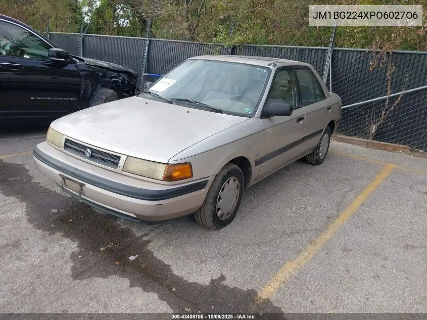 1993 Mazda Protege Dx VIN: JM1BG224XP0602706 Lot: 43408785
