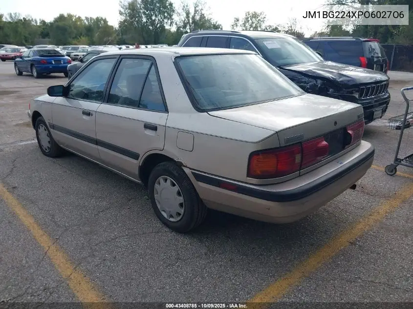 1993 Mazda Protege Dx VIN: JM1BG224XP0602706 Lot: 43408785