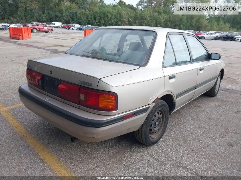 1993 Mazda Protege Dx VIN: JM1BG224XP0602706 Lot: 43408785