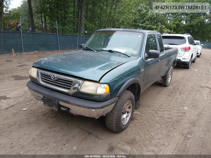 1998 Mazda B4000 Se VIN: 4F4ZR17X5WTM28151 Lot: 45180582