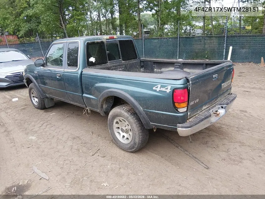 1998 Mazda B4000 Se VIN: 4F4ZR17X5WTM28151 Lot: 45180582