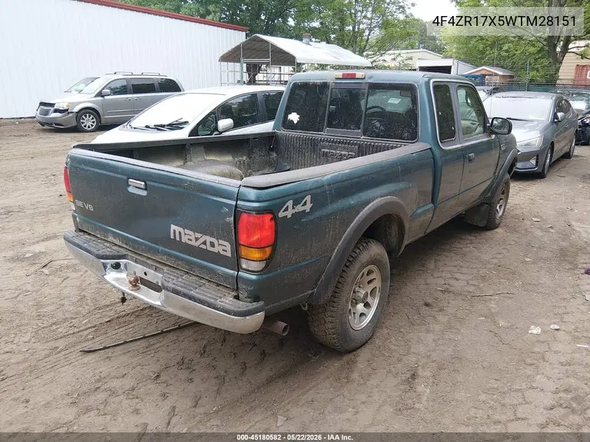 1998 Mazda B4000 Se VIN: 4F4ZR17X5WTM28151 Lot: 45180582