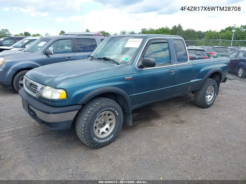 1998 Mazda B4000 Se VIN: 4F4ZR17X6WTM28708 Lot: 45364174