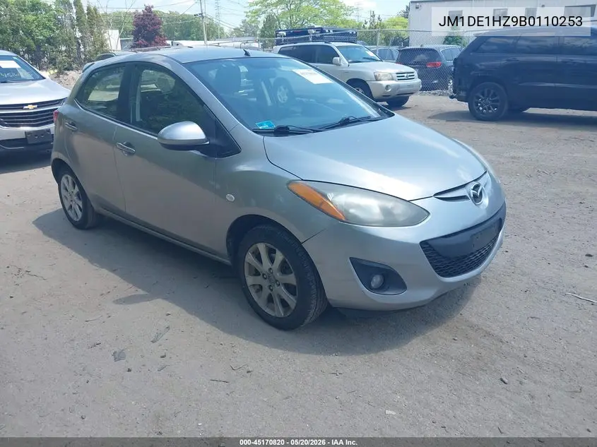 2011 Mazda Mazda2 Touring VIN: JM1DE1HZ9B0110253 Lot: 45170820