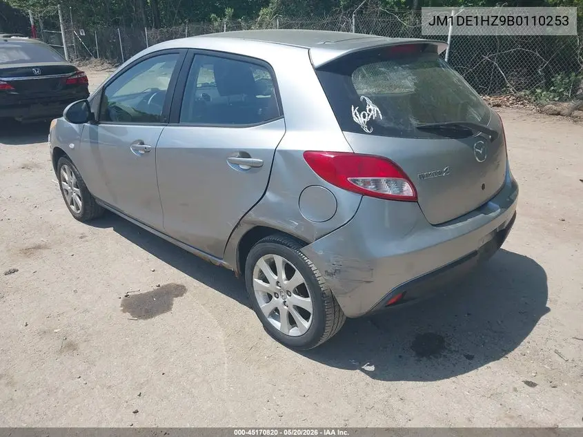 2011 Mazda Mazda2 Touring VIN: JM1DE1HZ9B0110253 Lot: 45170820