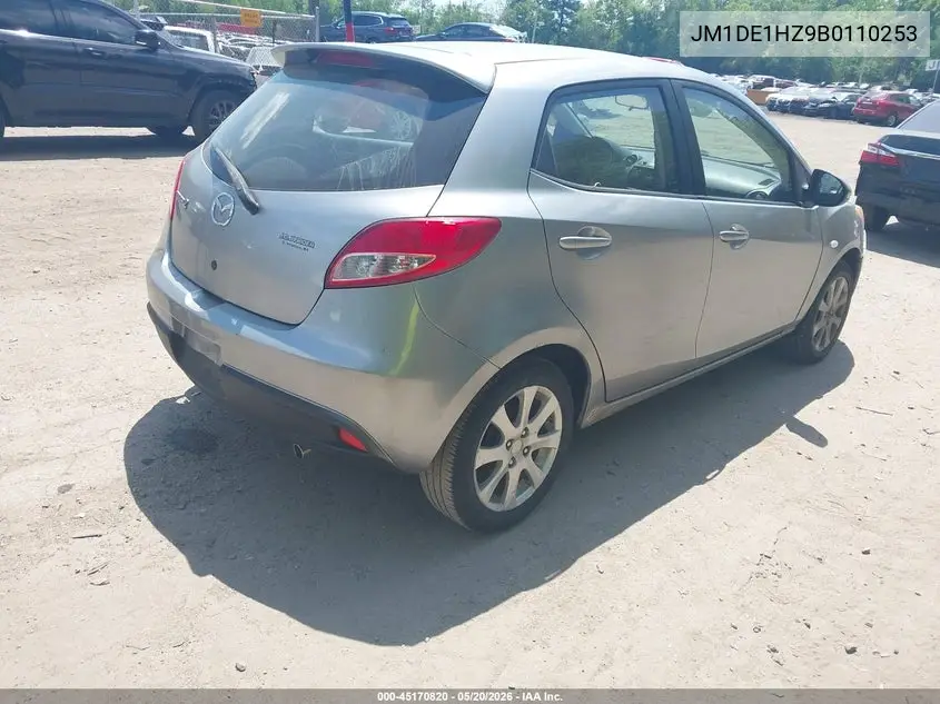 2011 Mazda Mazda2 Touring VIN: JM1DE1HZ9B0110253 Lot: 45170820