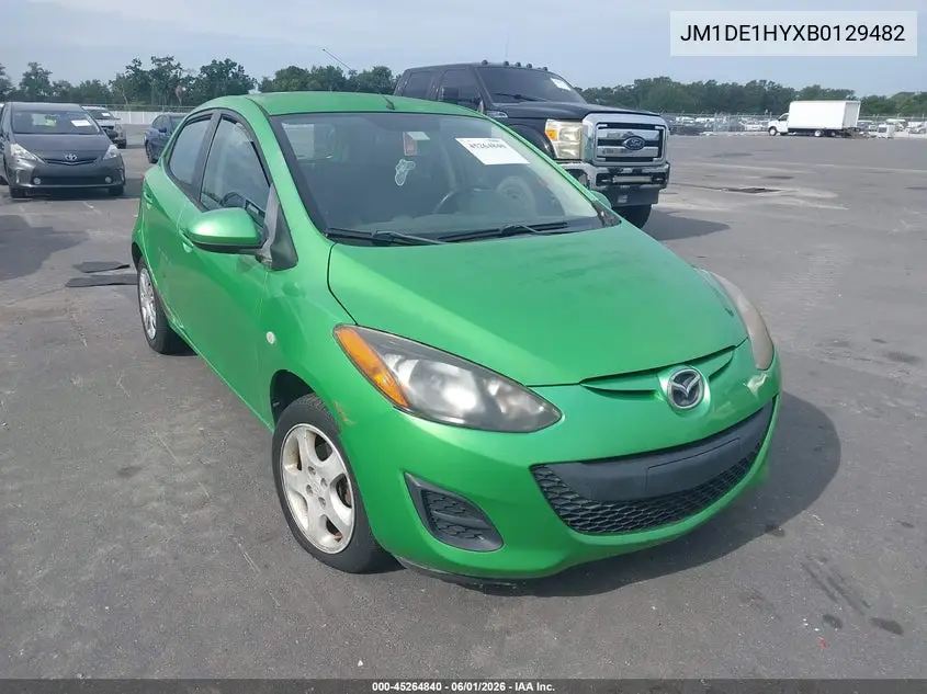 2011 Mazda Mazda2 Sport VIN: JM1DE1HYXB0129482 Lot: 45264840