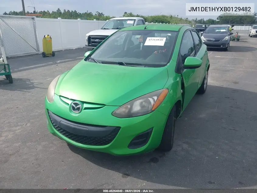 2011 Mazda Mazda2 Sport VIN: JM1DE1HYXB0129482 Lot: 45264840