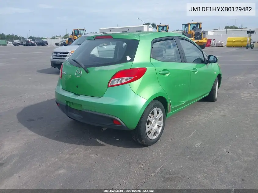 2011 Mazda Mazda2 Sport VIN: JM1DE1HYXB0129482 Lot: 45264840