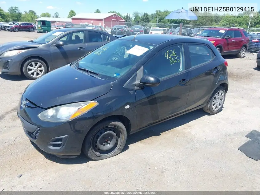 2011 Mazda Mazda2 Sport VIN: JM1DE1HZ5B0129415 Lot: 45268825