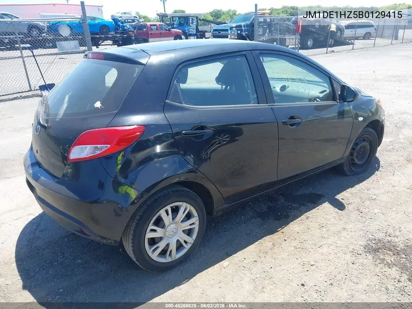 2011 Mazda Mazda2 Sport VIN: JM1DE1HZ5B0129415 Lot: 45268825