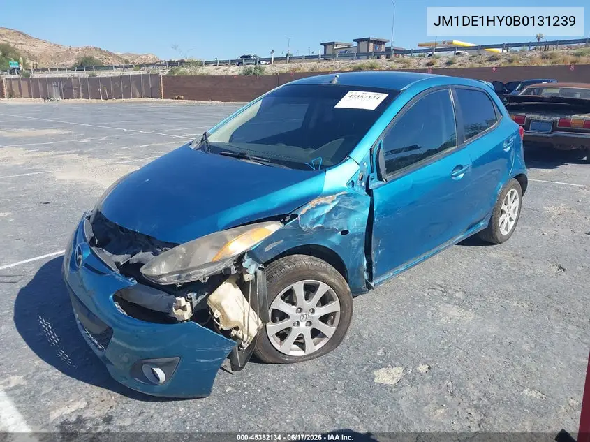 2011 Mazda Mazda2 Touring VIN: JM1DE1HY0B0131239 Lot: 45382134