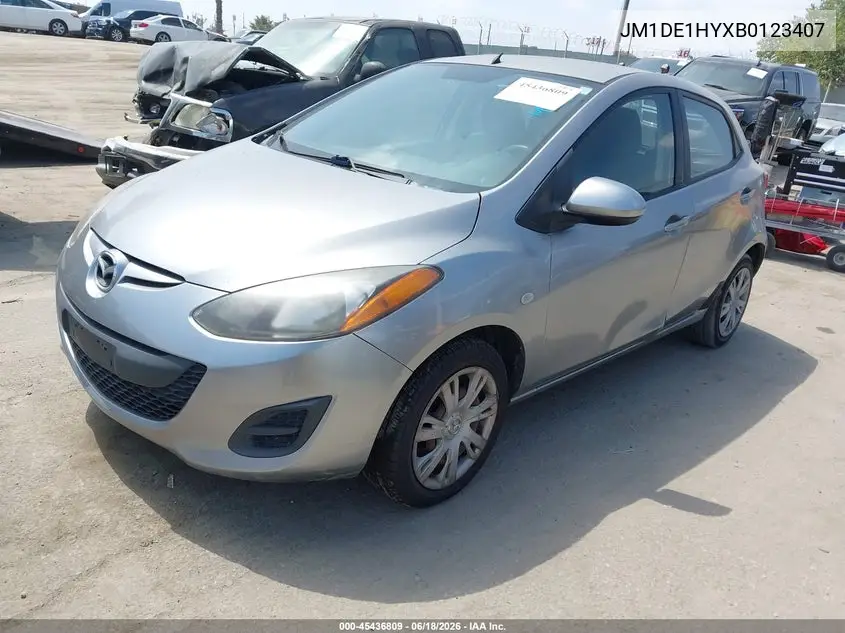 2011 Mazda Mazda2 Sport VIN: JM1DE1HYXB0123407 Lot: 45436809