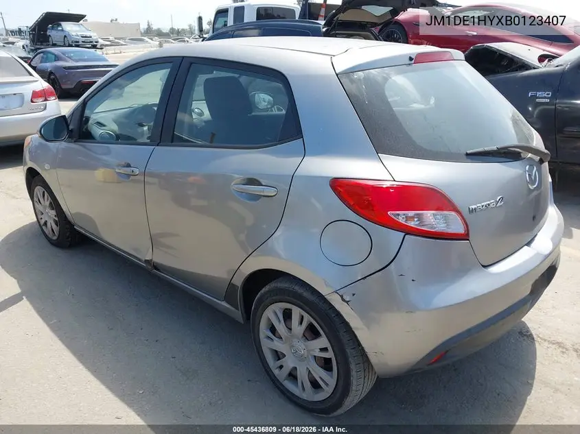 2011 Mazda Mazda2 Sport VIN: JM1DE1HYXB0123407 Lot: 45436809