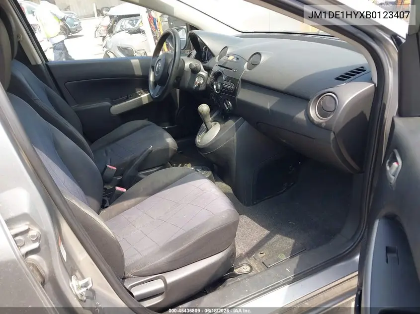2011 Mazda Mazda2 Sport VIN: JM1DE1HYXB0123407 Lot: 45436809
