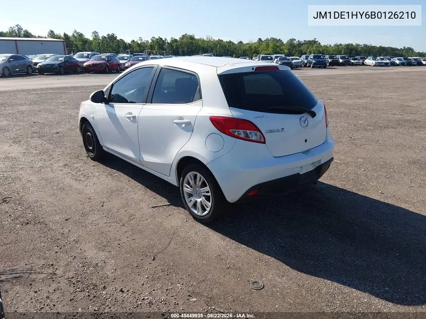 2011 Mazda Mazda2 Sport VIN: JM1DE1HY6B0126210 Lot: 45449939