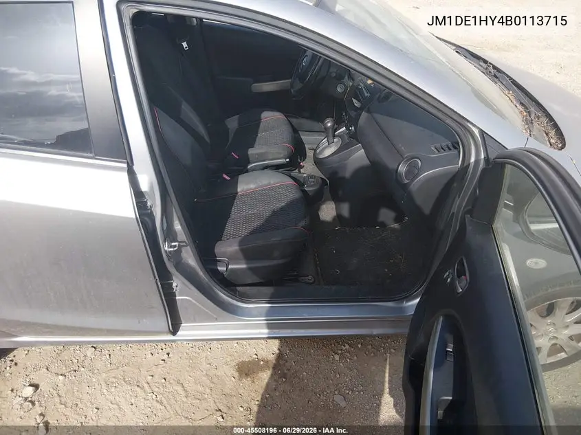 2011 Mazda Mazda2 Touring VIN: JM1DE1HY4B0113715 Lot: 45508196
