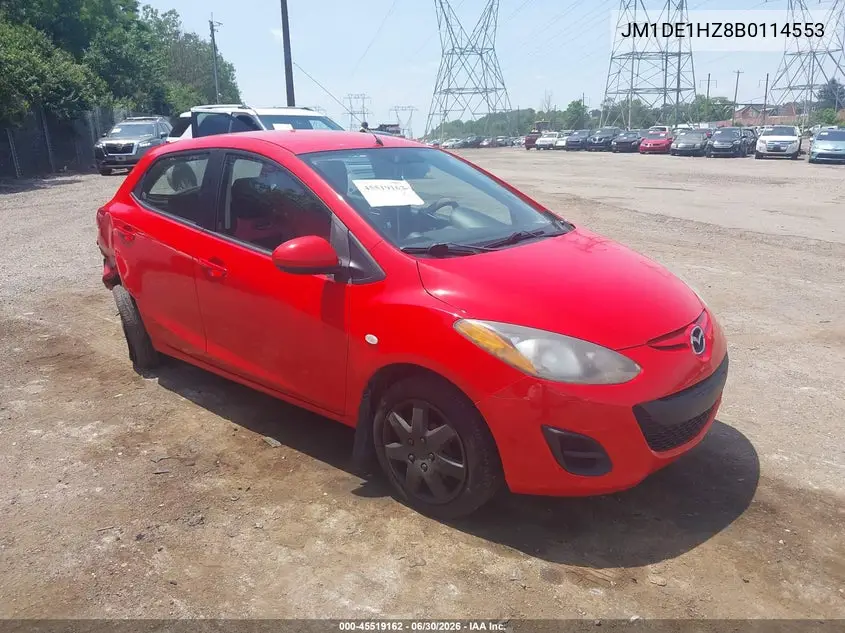 2011 Mazda Mazda2 Sport VIN: JM1DE1HZ8B0114553 Lot: 45519162