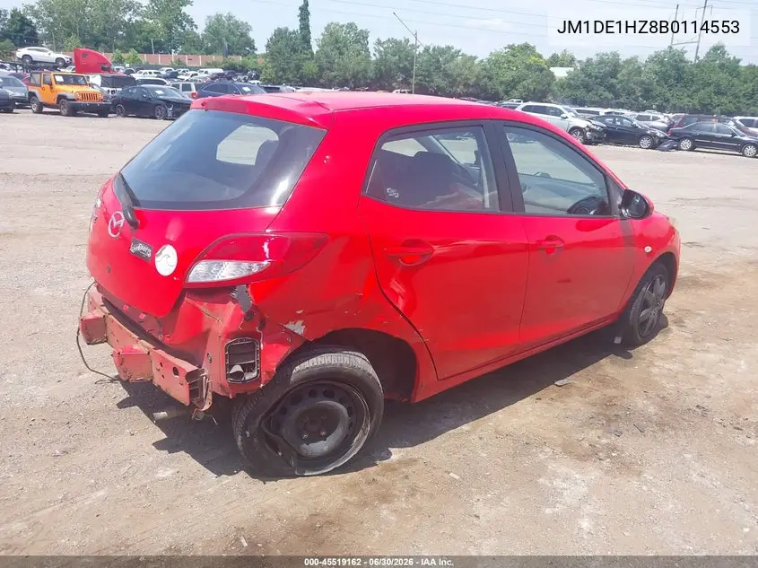 2011 Mazda Mazda2 Sport VIN: JM1DE1HZ8B0114553 Lot: 45519162