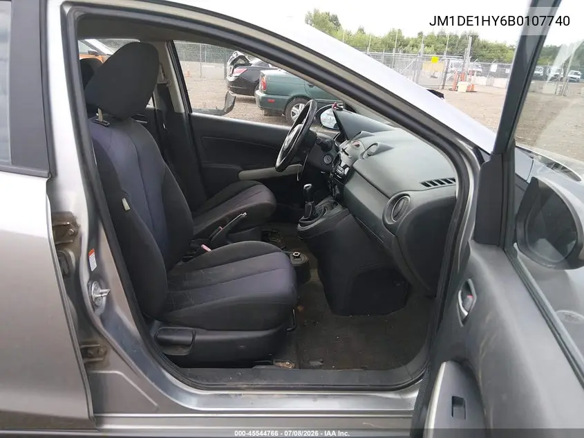 2011 Mazda Mazda2 Sport VIN: JM1DE1HY6B0107740 Lot: 45544766