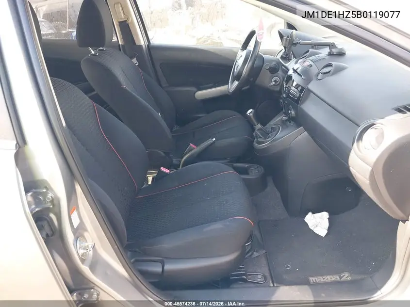 2011 Mazda Mazda2 Touring VIN: JM1DE1HZ5B0119077 Lot: 45574236