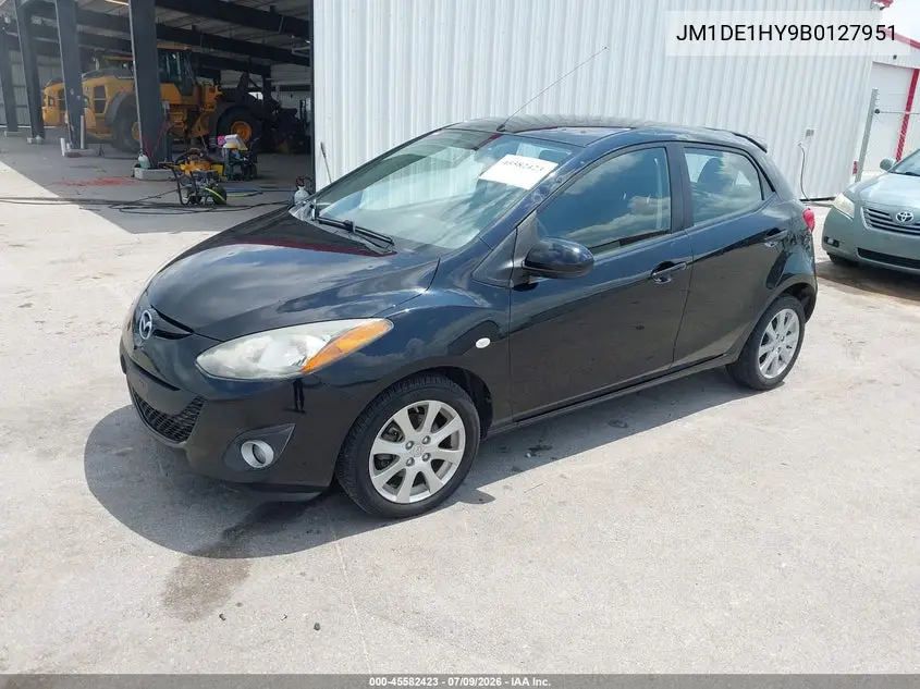 2011 Mazda Mazda2 Touring VIN: JM1DE1HY9B0127951 Lot: 45582423