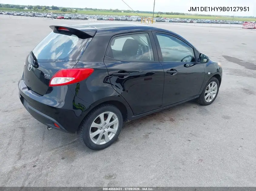 2011 Mazda Mazda2 Touring VIN: JM1DE1HY9B0127951 Lot: 45582423