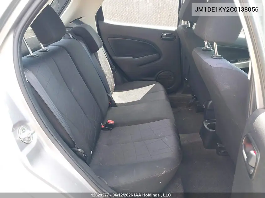 2012 Mazda Mazda2 Gx VIN: JM1DE1KY2C0138056 Lot: 12629277