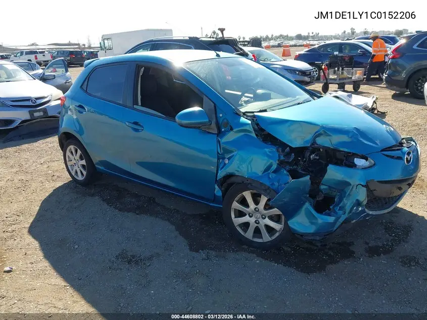 2012 Mazda Mazda2 Touring VIN: JM1DE1LY1C0152206 Lot: 44608802