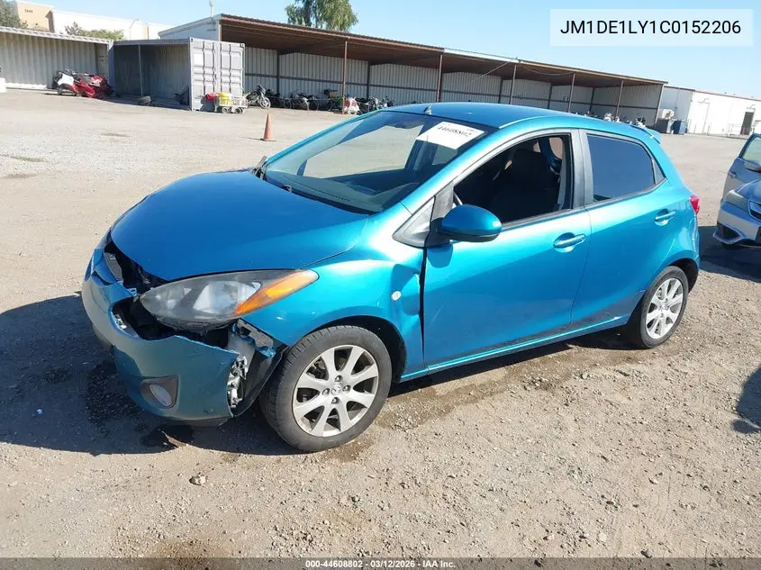 2012 Mazda Mazda2 Touring VIN: JM1DE1LY1C0152206 Lot: 44608802