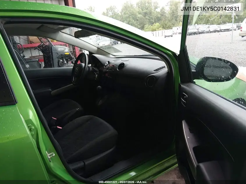 2012 Mazda Mazda2 Sport VIN: JM1DE1KY5C0142831 Lot: 45001321