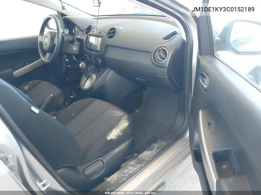 2012 Mazda Mazda2 Sport VIN: JM1DE1KY3C0152189 Lot: 45216945