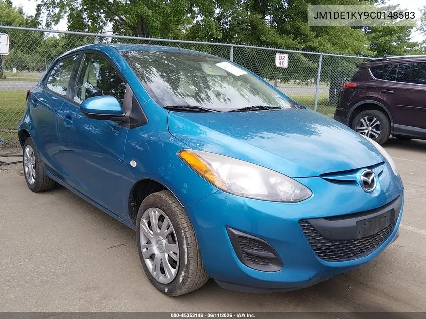 2012 Mazda Mazda2 Sport VIN: JM1DE1KY9C0148583 Lot: 45353146