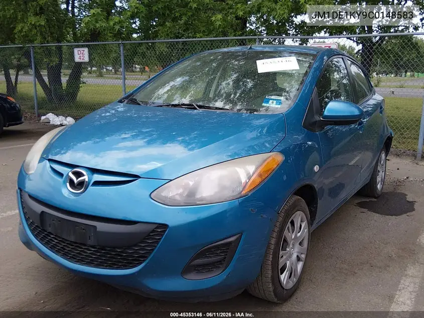 2012 Mazda Mazda2 Sport VIN: JM1DE1KY9C0148583 Lot: 45353146