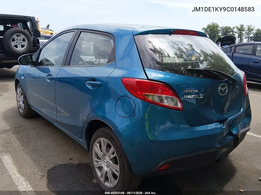 2012 Mazda Mazda2 Sport VIN: JM1DE1KY9C0148583 Lot: 45353146