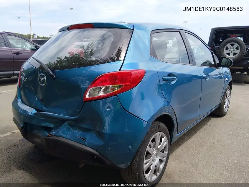 2012 Mazda Mazda2 Sport VIN: JM1DE1KY9C0148583 Lot: 45353146