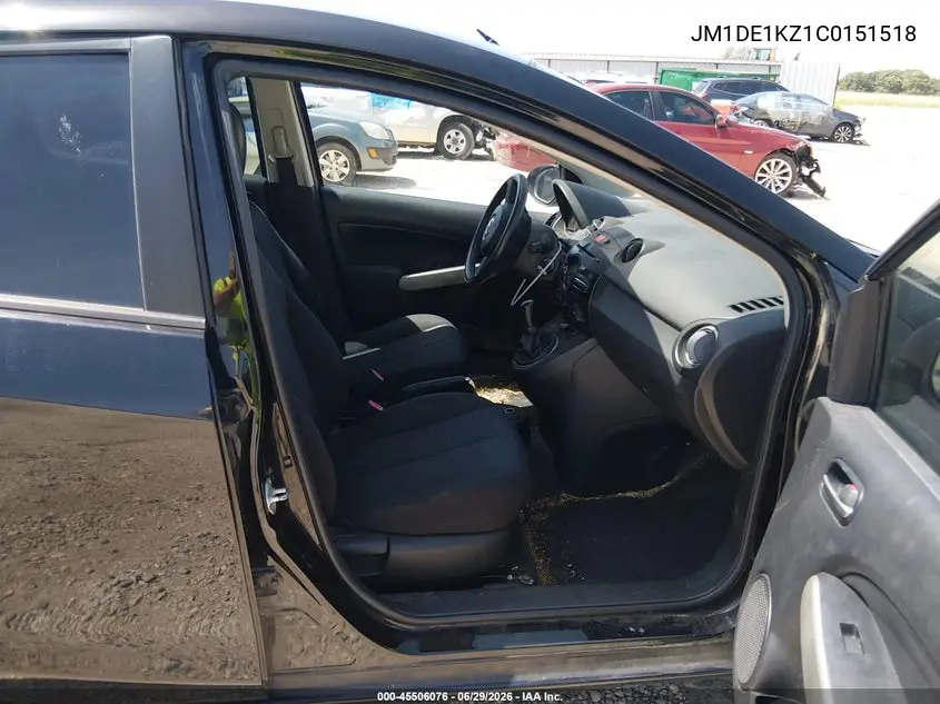 2012 Mazda Mazda2 Sport VIN: JM1DE1KZ1C0151518 Lot: 45506076