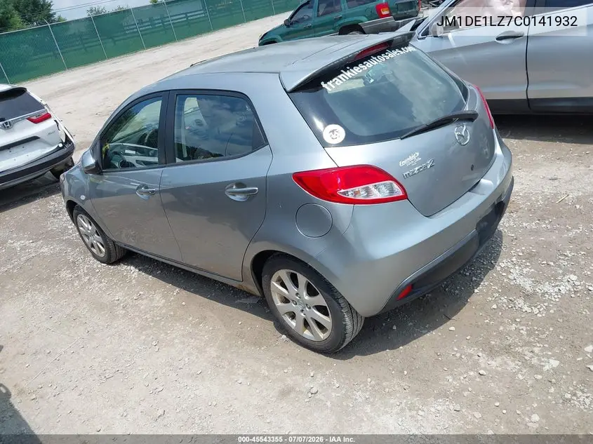 2012 Mazda Mazda2 Touring VIN: JM1DE1LZ7C0141932 Lot: 45543355
