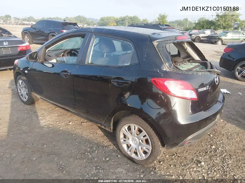 2012 Mazda Mazda2 Sport VIN: JM1DE1KZ1C0150188 Lot: 45601740
