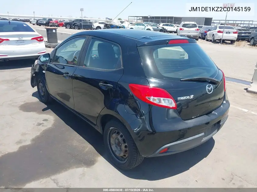2012 Mazda Mazda2 Sport VIN: JM1DE1KZ2C0145159 Lot: 45603038